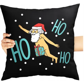 Polštář POLŠTÁŘ S MIKULÁŠEM VÁNOČNÍ VTIPNÝ