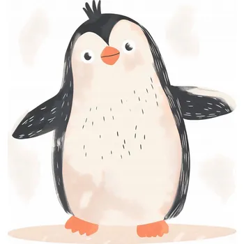 Plakát Plakát Radost Malého Tučňáka bez rámu 100 x 75 cm