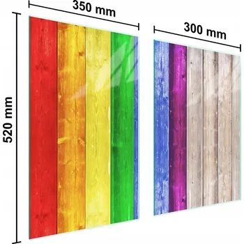 Kuchyňské prkénko Krájecí deska TMK ArtDeko sklo 2 ks