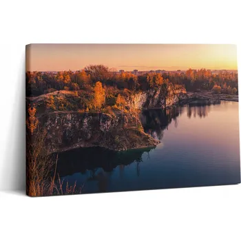 Obraz Fotoobraz s motivem koníčků do předsíně Krakov Jezero Zakrzówek na podzim