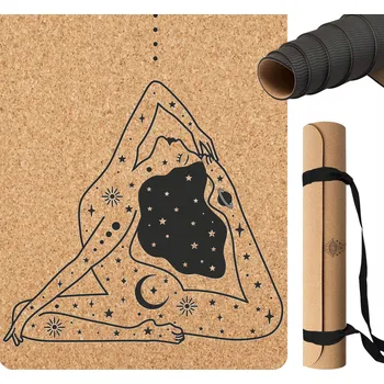 Obraz Podložka na cvičení Fit.Me 183 cm x 61 cm hnědá