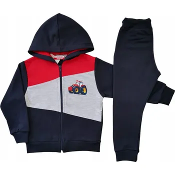 Tepláková souprava pro chlapce TRAKTOR bavlna věci do školy REVAJ PL 116