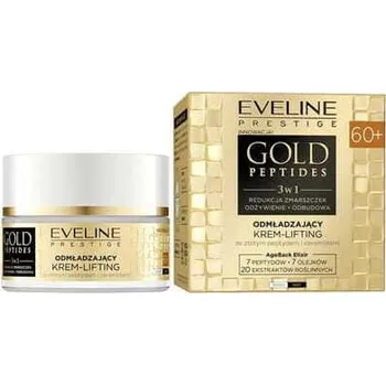 Pleťový krém Omlazující pleťový krém Eveline Cosmetics Gold Peptides den a noc 50 ml