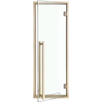 Andres, dveře do sauny Modern osika 7X20 bronzová