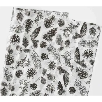 Obraz Floristický papír "Natural elements" - Šišky - Archy 50x70 cm - 10 Ks