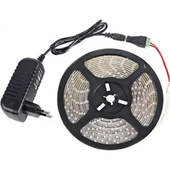 LED osvětlení LED PÁSEK 3m 3528 IP65 S NAPÁJECÍM ZDROJEM A DC KONEKTOREM