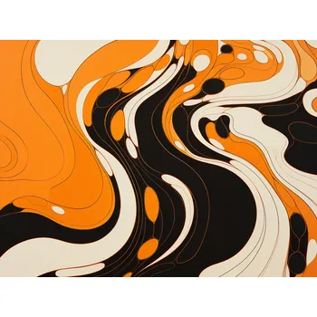 Plakát Plakát Tančící Inkoust bez rámu 20 x 15 cm