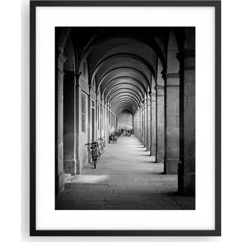 Obraz Foto obraz plakát v černém rámu 40x50 architektura plakáty do obýváku