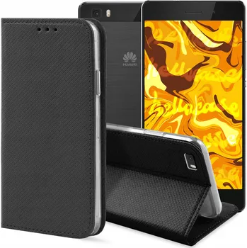 Pouzdro na mobilní telefon Flipové pouzdro Hello Case pro Huawei P8 Lite 2017, P9 Lite 2017 černé