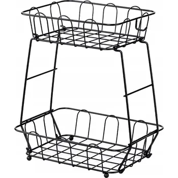 Obraz Kovový koš na ovoce černý