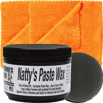 Autovosk POORBOY'S WORLD Natty's Paste Wax Black 227g - Vosk na auto pro tmavé laky