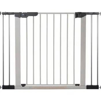 Dětská zábrana Zábrana do dveří Baby Dan rozpěrná, šedá