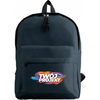 Městský batoh Batoh látkový 44 x 32 cm černý