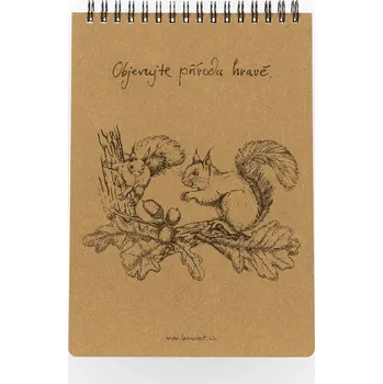 Cestovní hra Lesní svět Eko blok z recy papíru M - Veverky