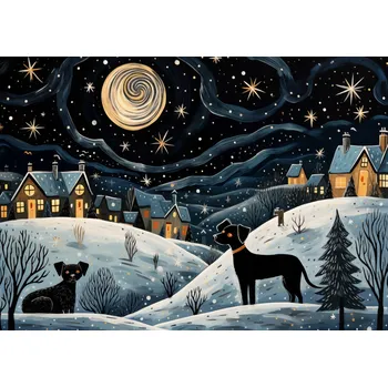 Plakát Plakát Tlapková patrola Noční, nezarámovaný, 42 x 29,7 cm