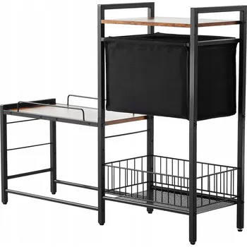 Miska pro psa Stojan na misku, kovový Vevor, černý, 2 l