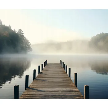 Plakát Plakát Ranní Ticho u Vody bez rámu 60 x 50 cm