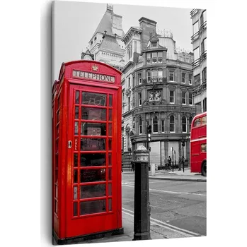 Obraz Obraz na plátně do obývacího pokoje ložnice 50x70 město obrazy na zeď canvas