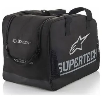 Zavazadlo na motocykl Taška na přilbu polstrovaná, ALPINESTARS (černá/šedá/bílá)