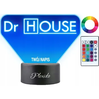 Lampička Noční lampa Plexido vícebarevná