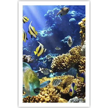 Obraz Obraz plakát do obýváku, ložnice 61x91 útes moře plakáty na zeď bez rámu