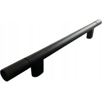 Nábytkové kování Nábytková úchytka černá matná 160mm, montážní šrouby DRL L-250