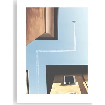 Obraz Obraz plakát do obýváku ložnice 30x40 letadlo plakáty na zeď bez rámu