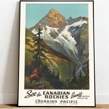 Obraz Plakát Cestovní Vintage Bez rámu 50 x 70 cm