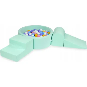 Dětské hřiště Pěnové dětské hřiště s kulatým bazénkem, mátové