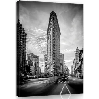 Obraz OBRAZ NA PLÁTNĚ CANVAS 60x80 NEW YORK FLATIRON