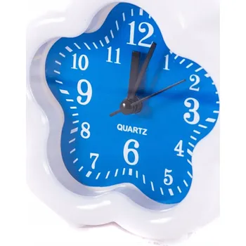 Budík BÍLÝ KLASICKÝ BUDÍK S ALARMEM HODINY