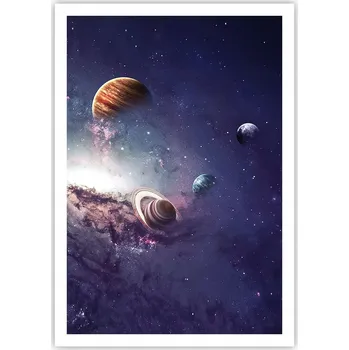 Obraz Plakát na zeď bez rámu 70x100 kosmos obraz plakáty do obývacího pokoje ložnice