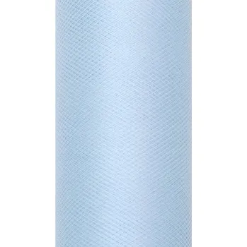 Tyl hladký PartyDeco 0,3 x 9 m modrý