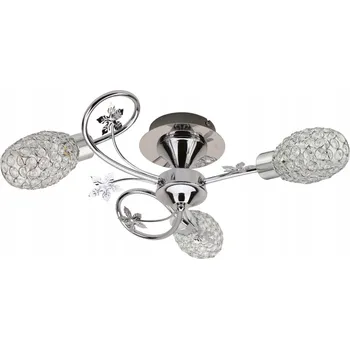 Nástěnné svítidlo Nástěnné svítidlo Krislamp čiré, stříbrné, šedé E14 40 W