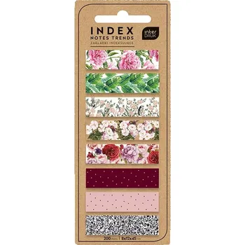 Papírové indexové záložky Interdruk B6 200 ks