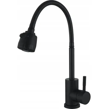 Vodovodní baterie Stojánková kuchyňská baterie WEZER EKO černá