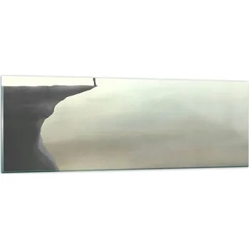 Obraz Obraz na skle do obýváku ložnice 90x30 útes foto obrazy na zeď sklo