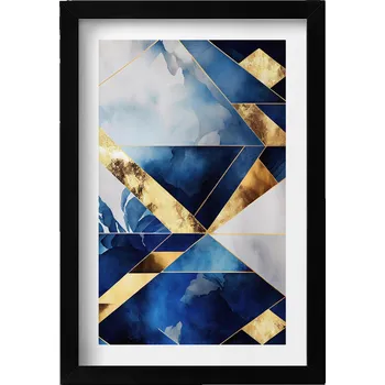 Obraz Závěsný obraz na zeď dekorace do domu Geometrická kompozice 20x30 cm