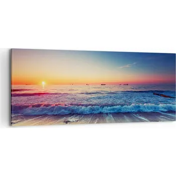 Obraz Foto obraz na plátně 100x40 krajina obývací pokoj ložnice na zeď velký