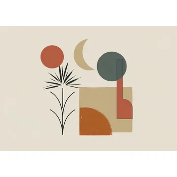 Plakát Plakát Slunce, Měsíc a Život bez rámu 42 x 29,7 cm