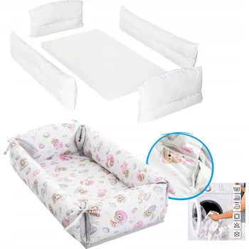 Dětská postýlka Cestovní postýlka PillowPrim 58 x 98 cm bílá