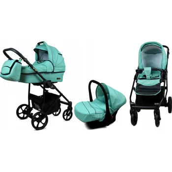 Kočárek Dětský kočárek 3v1 BabyLux AIR ALU - sportovní kočárek, hluboká korba, autosedačka