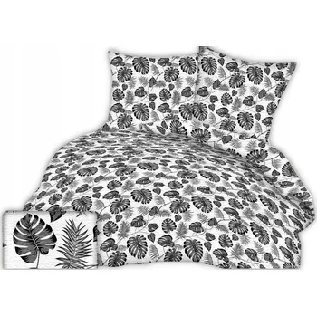 Povlečení Krepové povlečení 160x200 vzor exotické listy 2