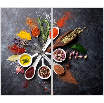 Kuchyňské prkénko Skleněná Ochranná Deska a Krájecí Prkénko | Indukce, Sporák ds-0404