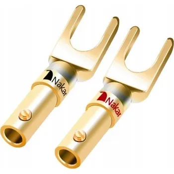 Příslušenství pro čtečku elektronické knihy Vidlicová zástrčka Nakamichi HQ Premium 100% OFC měď, pozlacená 24k zlatem