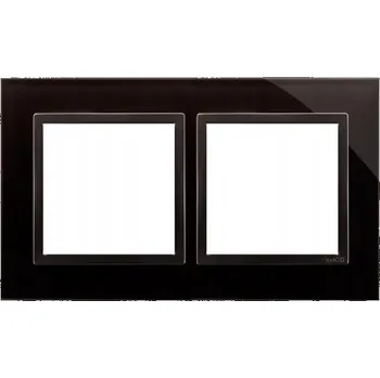 vypínač SIMON 54 Dvojitý RÁMEČEK ztuhlá láva DRN2/73 Kontakt-Simon