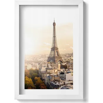 Obraz Dekorativní obraz na zeď do obýváku kuchyně Výhled na Eiffelovu věž 20x30 cm