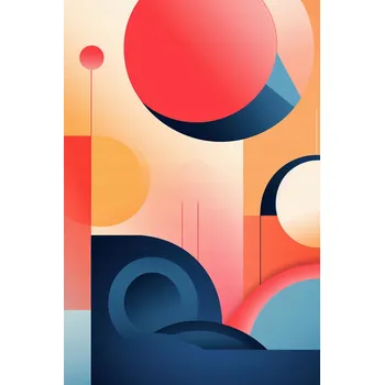 Plakát Plakát Geometrické Sny bez rámu 61 x 91,5 cm