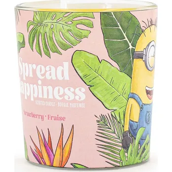 Svíčka Parafínová vonná svíčka Spread Happiness Strawberry Minions 1 ks