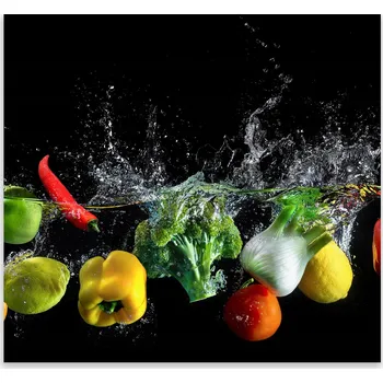 Kuchyňské prkénko Skleněná Ochranná Deska a Krájecí Prkénko | Indukce, Sporák ds-0449